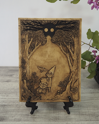 Tributo a la mini serie en forma de cuadro "Más allá del jardín"